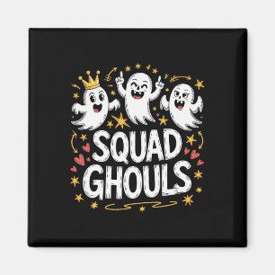 Squad Ghosts Matching Funny Halloween 1 Magnet