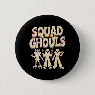 Squad Ghosts Matching Funny Halloween 3 6 Cm Round Badge