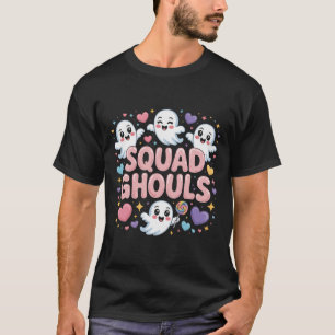 Squad Ghosts Matching Funny Halloween 4 T-Shirt