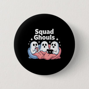 Squad Ghosts Matching Funny Halloween 5 6 Cm Round Badge