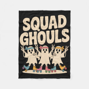 Squad Ghosts Matching Funny Halloween 6  Fleece Blanket