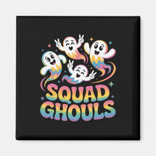 Squad Ghosts Matching Funny Halloween 7  Magnet