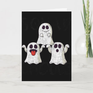 Squad Ghouls Cheerleading Halloween Card