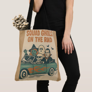 Squad Ghouls Cruisin' in Style Tote Bag