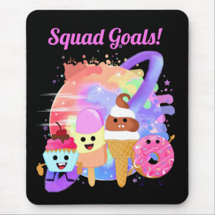 Squad Goals Sweets Mouse Mat