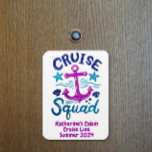 Squad Group Friends Custom Cabin Door Magnet<br><div class="desc">This design may be personalised in the area provided by changing the photo and/or text. Or it can be customised by clicking Personalise this Template and then choosing the click to customise further option and delete or change the colour of the background, add text, change the text colour or style,...</div>