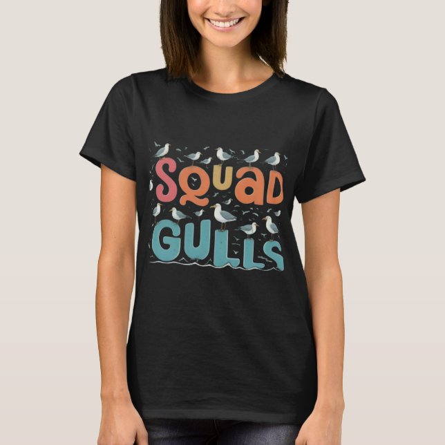 Squad gulls  T-Shirt (Front)