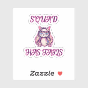 Squad Has Tails Animal Lover Pet Group Design
