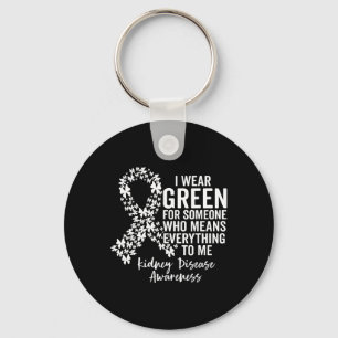 Squad I Wear Green For Kidney Disease Awareness  Key Ring