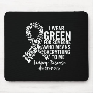 Squad I Wear Green For Kidney Disease Awareness  Mouse Mat