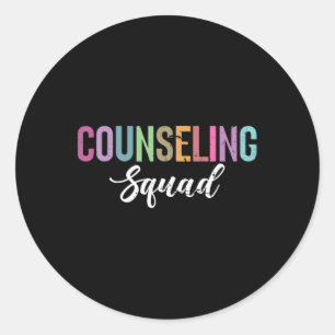 Squad Mental Health Awareness Classic Round Sticker