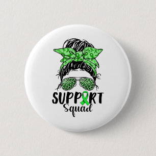 Squad Mental Health Awareness Month Messy Bun Woma 6 Cm Round Badge
