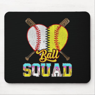 Squad Of Both Half Sell Softll Ice Cream Drip Mouse Mat
