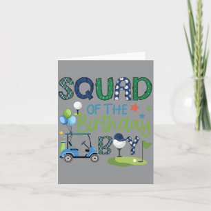 Squad Of The Birthday Boy Hole In One Golf Sport Card