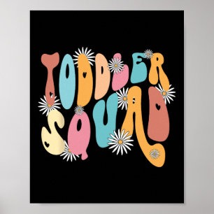 Squad Pre K Kindergarten Teacher Back To School  Poster