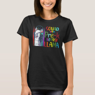 Squad Pre K Teacher Back To School No Prob Llama G T-Shirt