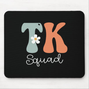 Squad Retro Groovy Vintage Happy First Day Of Scho Mouse Mat