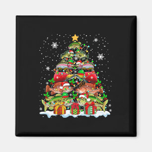 Squad Santa Salmon Byss Grouper Fishes Collection Magnet