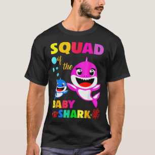 Squad Shark Squad Shark Family Mother's Day  T-Shirt