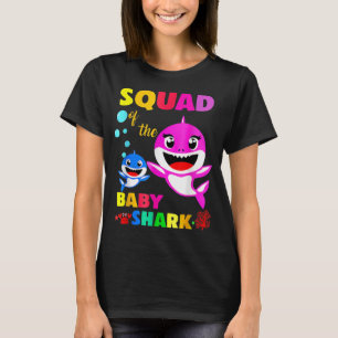 Squad Shark Squad Shark Family Mother's Day T-Shirt