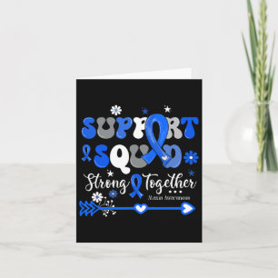 Squad Strong Together Groovy Ataxia Awareness  Card
