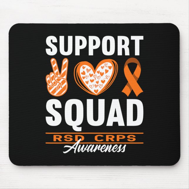 Squad Support I Reflex Dystrophy Pain Syndrome Rsd Mouse Mat (Front)