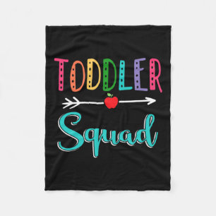 Squad Teacher Back To School Fleece Blanket