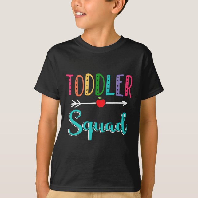 Squad Teacher Back To School  T-Shirt (Front)