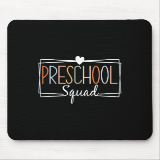 Squad Teachers Kids Preschool Back To School  Mouse Mat