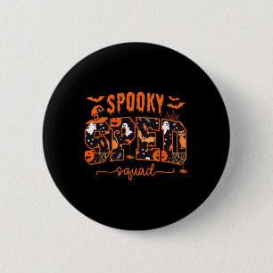 Squad Team Special Education Teacher Halloween 6 Cm Round Badge