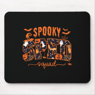 Squad Team Special Education Teacher Halloween  Mouse Mat