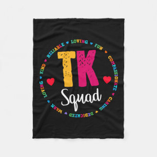 Squad Tee - Transitional Kindergarten Teacher Team Fleece Blanket