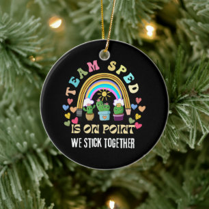 Squad we Forever Sticky for teacher Ceramic Tree Decoration