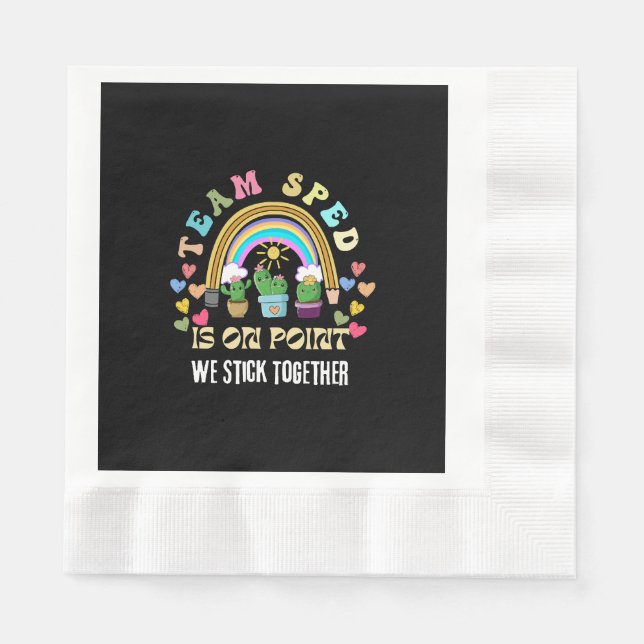 Squad we Forever Sticky for teacher Napkin (Front)