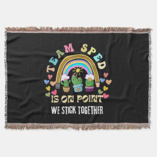 Squad we Forever Sticky for teacher Throw Blanket