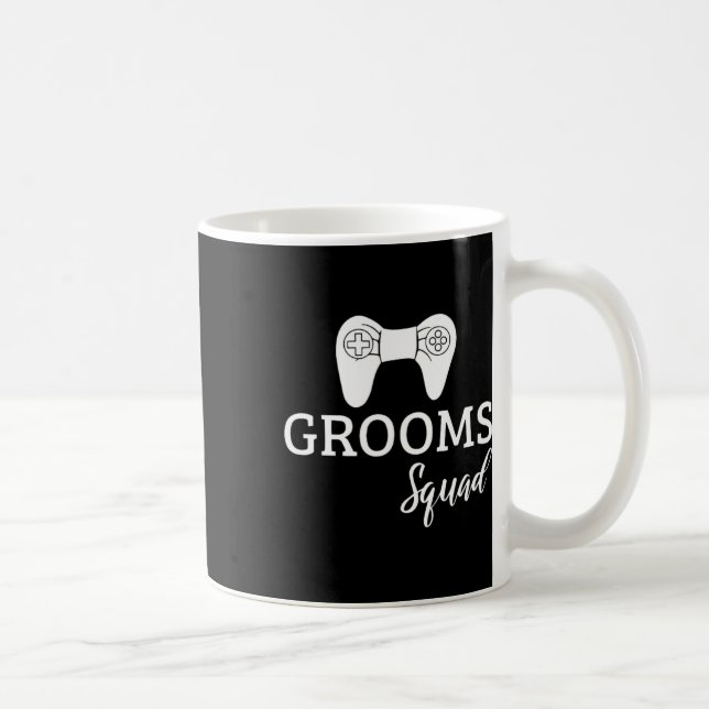 Squad Wedding Bachelor Party Wedding Party Fun  Coffee Mug (Right)