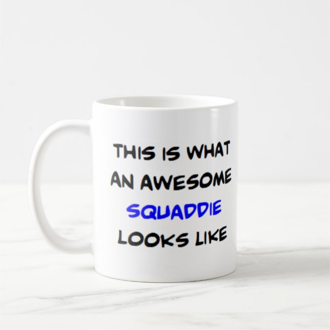 squaddie, awesome coffee mug (Left)