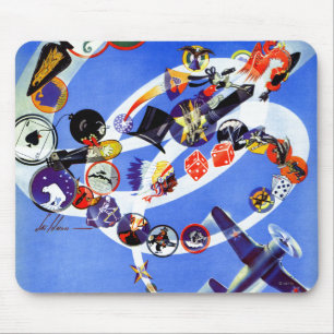 Squadron Insignia Mouse Mat