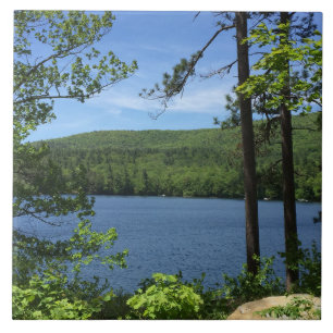 Squam Lake Holderness New Hampshire Photograph Cer Tile