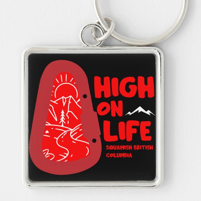 Squamish Alpinism Canada Key Ring (Front)