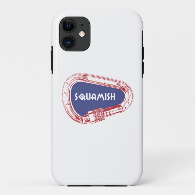 Squamish Climbing Carabiner Case-Mate iPhone Case (Back)