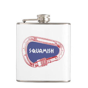 Squamish Climbing Carabiner Hip Flask