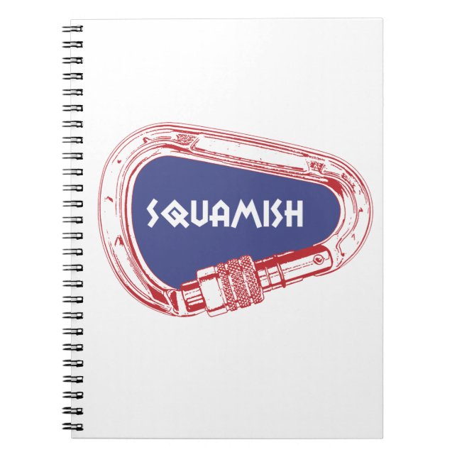 Squamish Climbing Carabiner Notebook (Front)