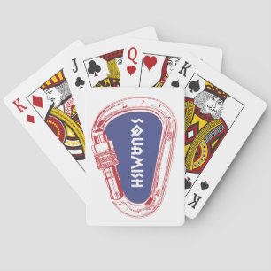 Squamish Climbing Carabiner Playing Cards