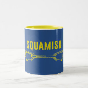 Squamish Climbing Quickdraw Two-Tone Coffee Mug