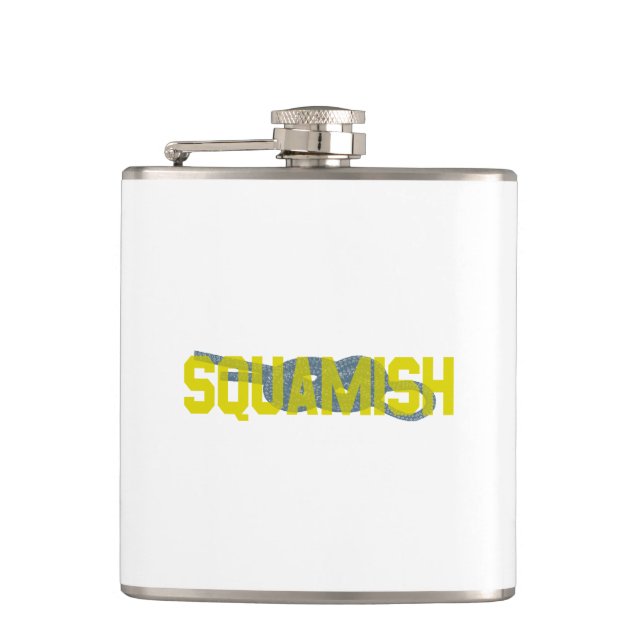 Squamish Figure 8 Climbing Hip Flask (Front)
