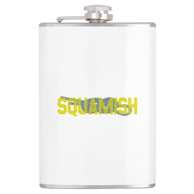 Squamish Figure 8 Climbing Hip Flask (Front)