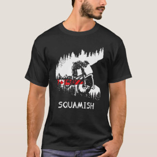 Squamish Mtb Downhill Trail Biker British Columbia T-Shirt