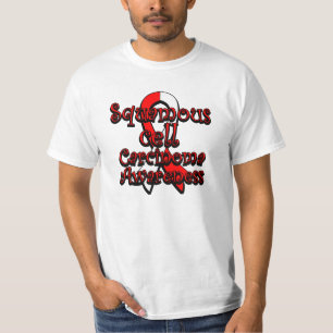 Squamous Cell Carcinoma Awareness Ribbon T-Shirt