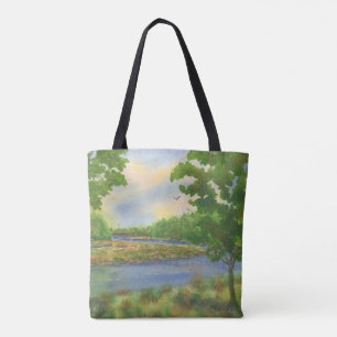 Squamscott River at Newfields NH Tote Bag